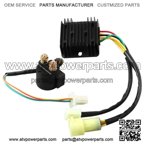 Regulator Rectifier Starter Relay for Honda Fourtrax 300 TRX300 1988-1992 - Image 3