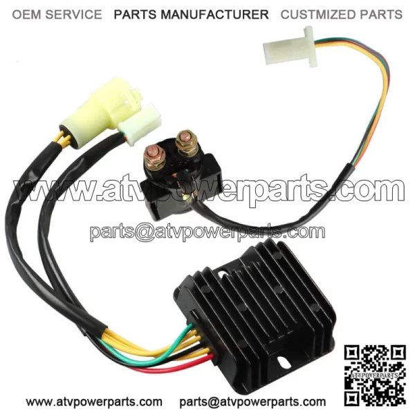 Regulator Rectifier Starter Relay for Honda Fourtrax 300 TRX300 1988-1992 - Image 4