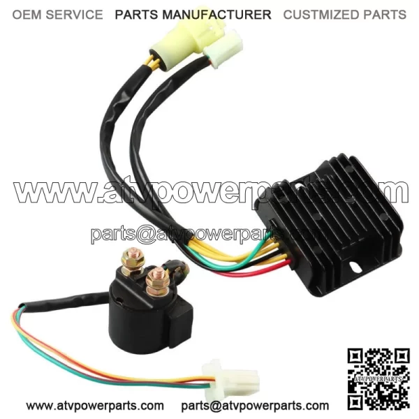 Regulator Rectifier Starter Relay for Honda Fourtrax 300 TRX300 1988-1992 - Image 5