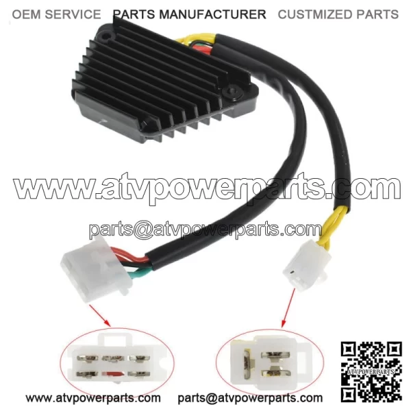 For 82-86 Honda Shadow VT500C VT500F VT700C VT750C Voltage Regulator Rectifier - Image 3