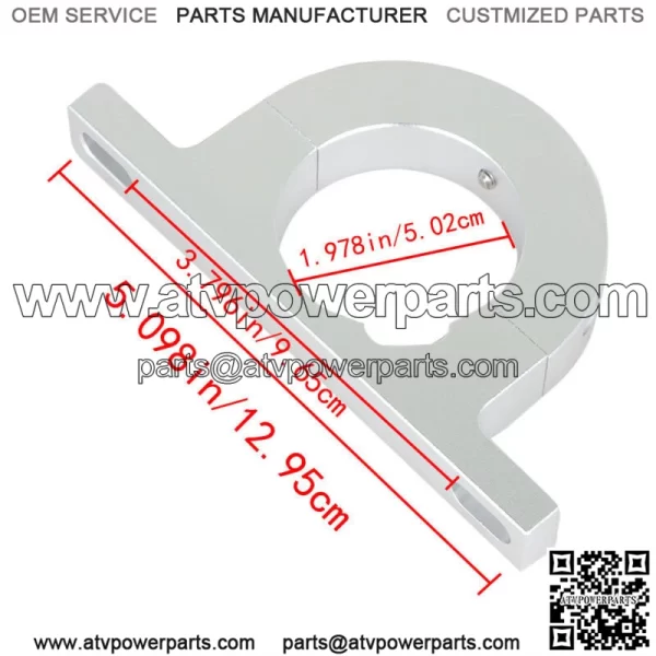 Universal Fit For 2" Diameter Column Billet Steering Column Keyed No Drop Mount - Image 5