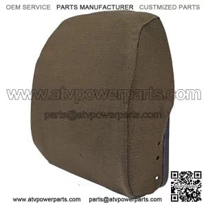 Backrest Hydraulic or Mechanical Seat Fabric Brown Fits John Deere 9400 7700 423