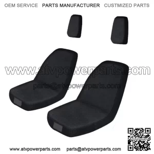 Black UTV Bucket Seat Covers For Yamaha Rhino 450 Rhino 660 Rhino 700 2004-2013 (Fits: Yamaha Rhino 660)