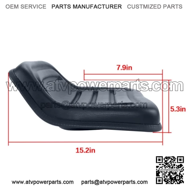 Riding Mower Seat LMS2002 Fits Low Back Lawn Mower & Tractors & Carriages - Image 2
