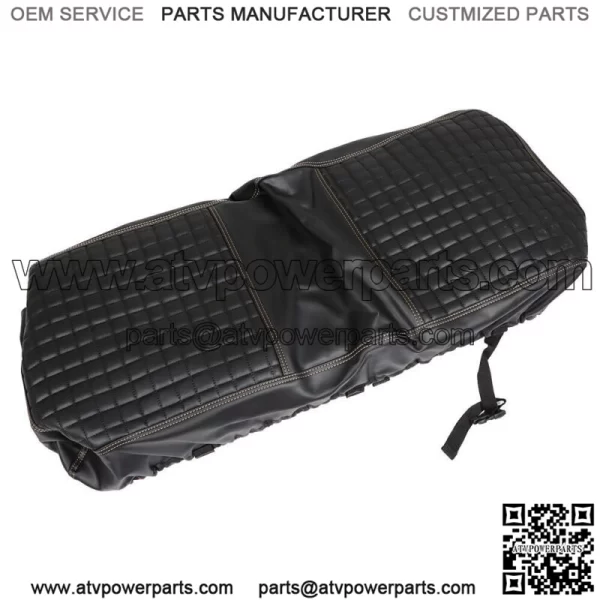 Black 4PCS Golf Carts Front And Rear Seat Covers For EZGO Medalist TXT 1994-2013 - Image 3