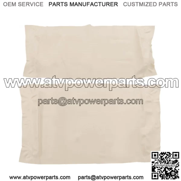 Front Seat Cover For Club Car Precedent Golf Cart - White ColorBottom+Backrest - Image 2