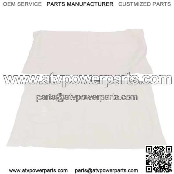 Front Seat Cover For Club Car Precedent Golf Cart - White ColorBottom+Backrest - Image 3