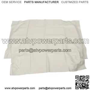 White Front Seat Cover Set For EZGo TXT 1995-2013 Golf Cart #71602-G01 71753-G0