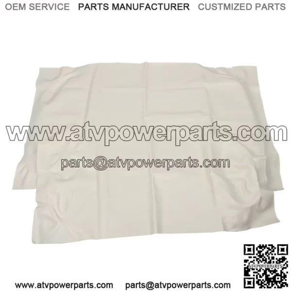 White Front Seat Cover Set For EZGo TXT 1995-2013 Golf Cart #71602-G01 71753-G0