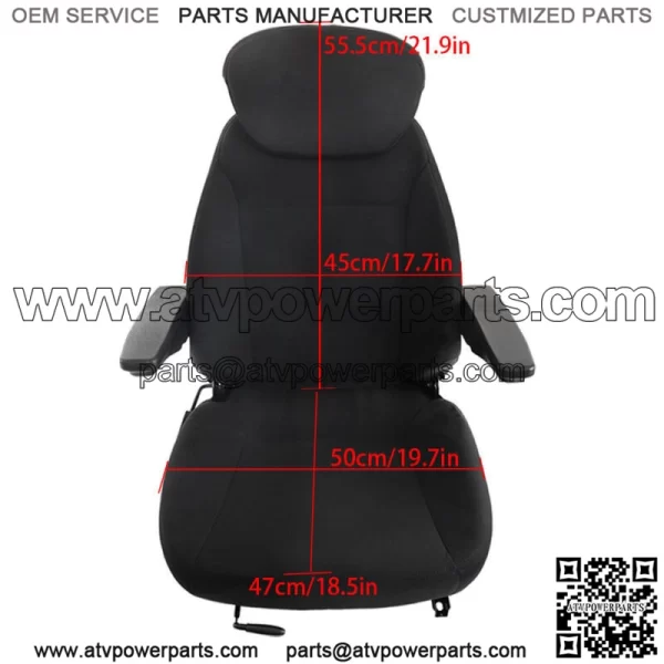 New Loader Backhoe Seat Assembly For Holland 555 555A 555B 555C 555D 555E 575D - Image 3