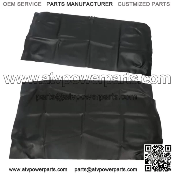 Black Color Front Seat Covers Fits For Club Car Precedent Golf Carts - Image 2