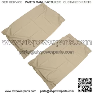 Front Seat Cover For Golf Cart Club Car Precedent - Brown ColorBottom&Backrest