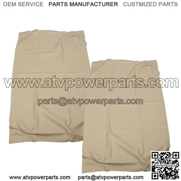 Front Seat Cover For Golf Cart Club Car Precedent - Brown ColorBottom&Backrest - Image 2