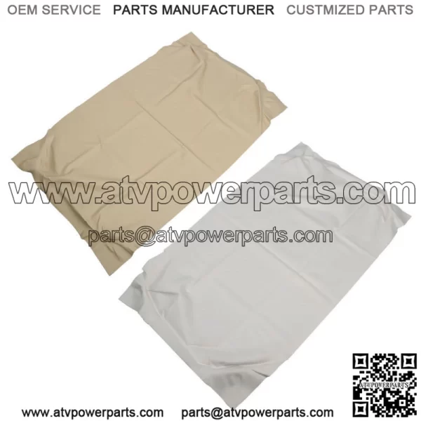 Front Seat Cover For Golf Cart Club Car Precedent - Brown ColorBottom&Backrest - Image 4