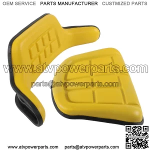 2 Piece Yellow Seat Cushion Set For John Deere 310 310A 310B 401 Backhoe Loader