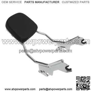 Chrome Standard Sissy Bar Upright Backrest For Softail Deluxe Heritage FXBB 18+