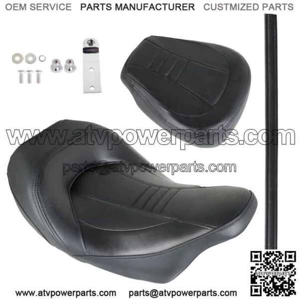 Driver Passenger Seat Fit For CVO Touring Road Glide FLTR 2009-2021 - Image 3