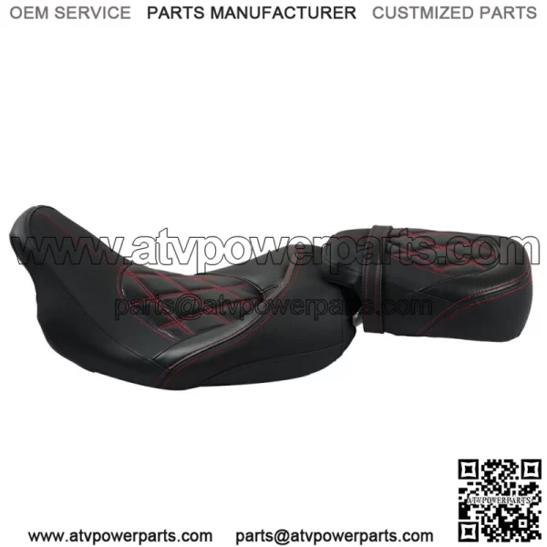 Driver Passenger Pillion Seat For Touring Road Street Glide CVO FLTR 2009-2021 - Image 3
