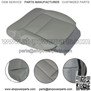 For 2004-2008 Ford F-150 Seat Cover Front Driver Bottom Gray Vinyl Replacement