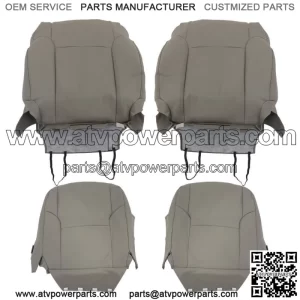 For 2003-2008 2009 Toyota 4Runner Front Passenger Driver Seat Cover Leather Gray