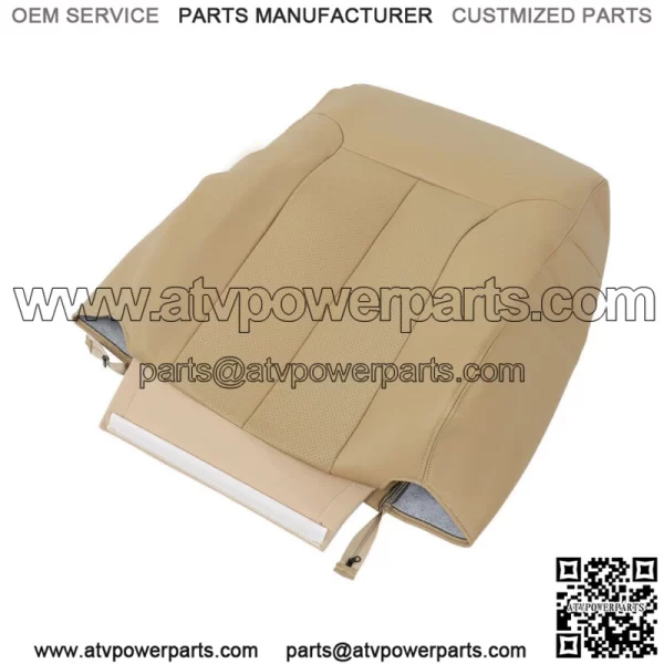 Driver Passenger Perforated Leather Seat Cover  For Ford F150 Lariat 2009-2014 - Image 2