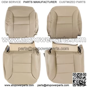 Seat Cover Tan Driver Passenger Bottom & Back  For 1995-1999 Chevy C1500 K1500