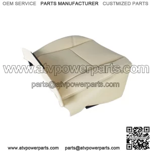 Driver Side Bottom  Leatherette Seat Cover Tan For 2007-2014 Cadillac Escalade