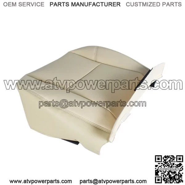 Driver Side Bottom  Leatherette Seat Cover Tan For 2007-2014 Cadillac Escalade - Image 5