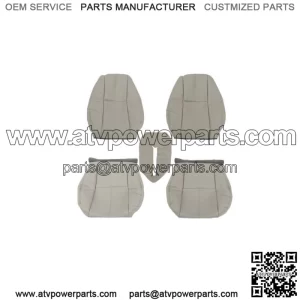 Seat Cover Gray For 2007-2014 Chevy Tahoe GMC Sierra Front Left&Right Bottom&Top