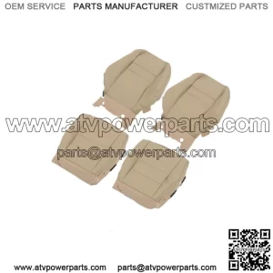 For 2007-2011 Honda CRV CR-V Beige Tan Front Left Right Seat Cover Leather