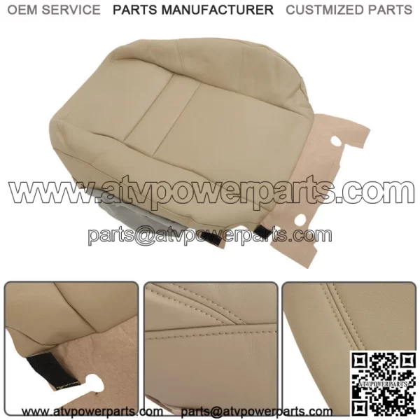For 2007-2011 Honda CRV CR-V Beige Tan Front Left Right Seat Cover Leather - Image 2