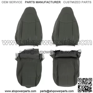 For 2003-2013 2014 Chevy Express 1500 2500 Van Seat Cover Both Side Dark Gray