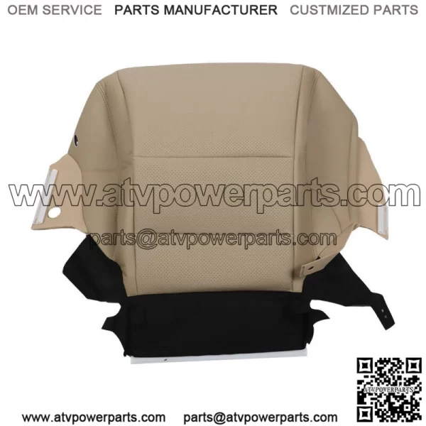 Driver Side Bottom Seat Cover Perforated Leather Tan For 2013-16 17 Honda Accord - Image 4