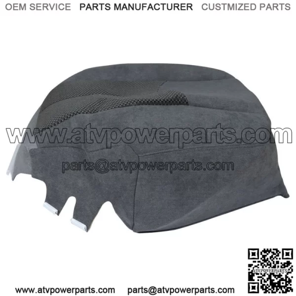 For 03-06 Chevy Silverado LS Z71 Left Driver Bottom Seat Cover Cloth Dark Gray - Image 5