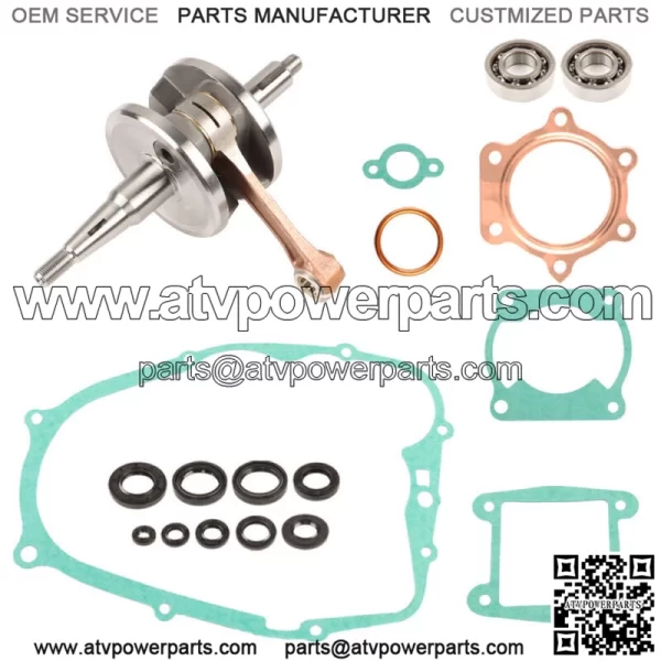 For 1988-2006 Yamaha Blaster 200 YFS200 Crankshaft Bearings Gasket Rebuild Kit - Image 2