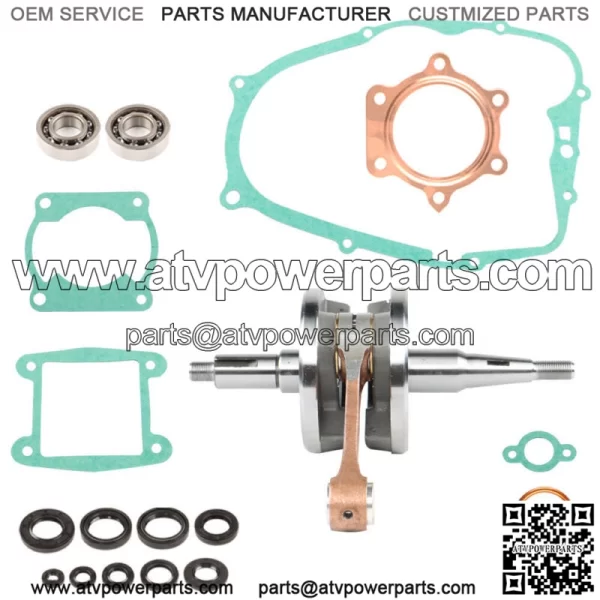 For 1988-2006 Yamaha Blaster 200 YFS200 Crankshaft Bearings Gasket Rebuild Kit - Image 4