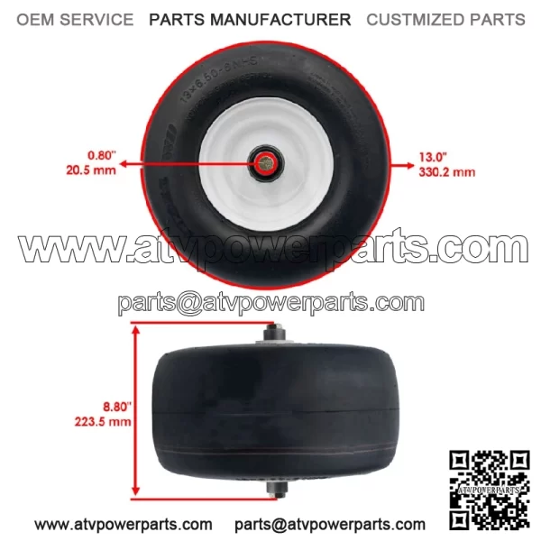 606744 607317 604717 Wheel Tire Assembly For Hustler Diesel Z Super Z Raptor SD - Image 2