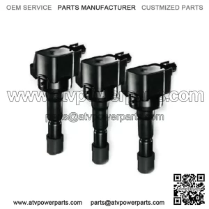 NGK U5163 ignition coil 3 piece SET stock number 48526 for HIjet truck S200 S210