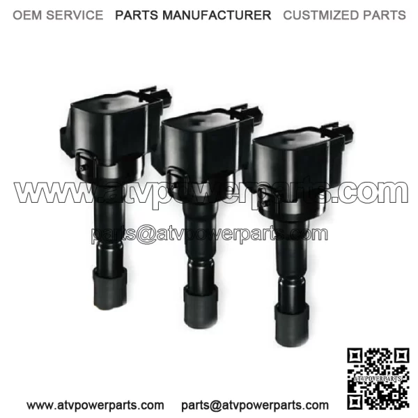 NGK U5163 ignition coil 3 piece SET stock number 48526 for HIjet truck S200 S210