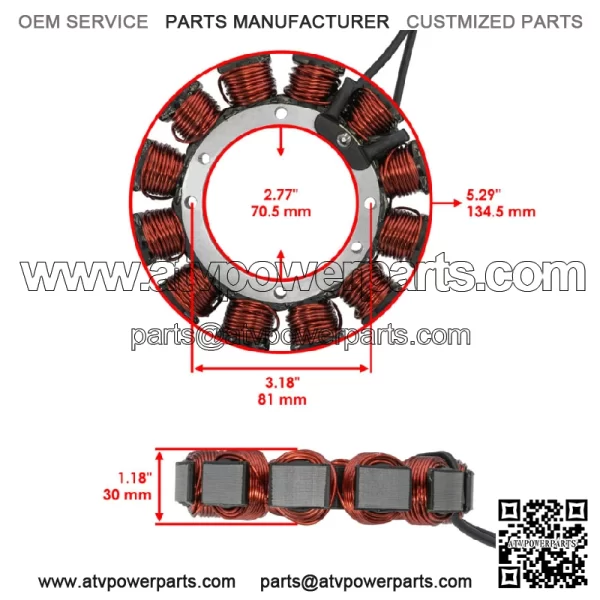Stator Magneto for Harley Davidson Softail Standard FXST / Fat Boy FLSTF 2000 - Image 2