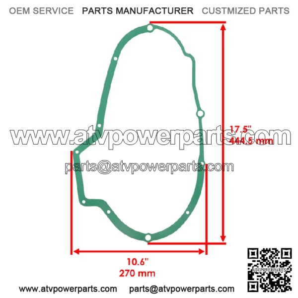 Primary Gasket for Harley Davidson Sportster 883 XLH883 Hugger Deluxe 86-90 - Image 2
