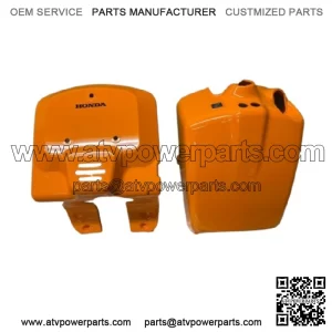 HONDA NPS50 RUCKUS BATTERY PLASTIC ORANGE 64300-GGA-650ZC 81130-GEZ-010ZT set