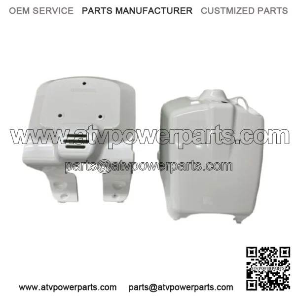 HONDA OEM NPS50 RUCKUS BATTERY SHASTA WHITE 64300-GEZ-690ZA & 81130-GEZ-691ZA