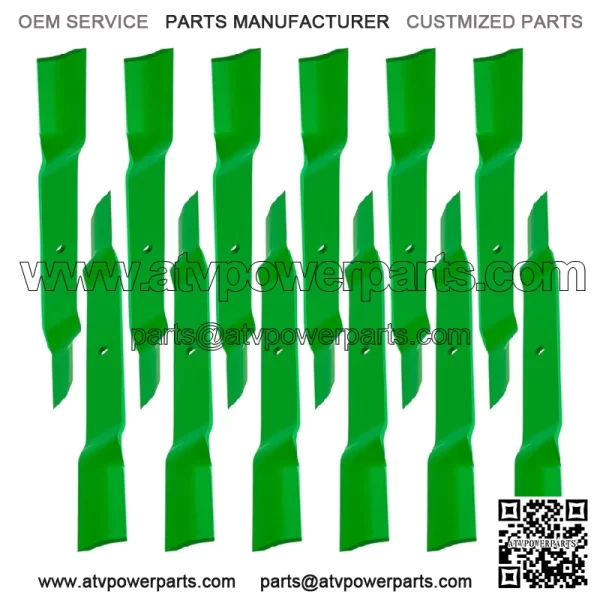 72" Deck Blades for King Kutter RFM-72 RSFM-72 RFM72 RSFM72 Finish Mower - Image 3