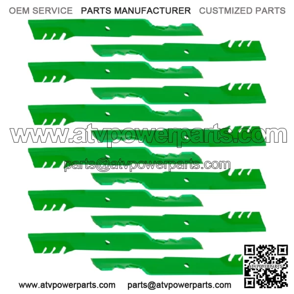 038-6081-00 038608100 61" Deck Gator Blades for Bad Boy 21" Blade Powder Coated
