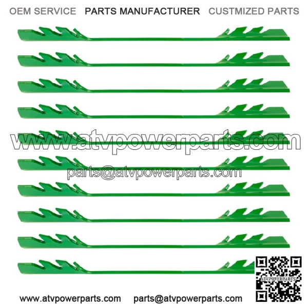 038-6081-00 038608100 61" Deck Gator Blades for Bad Boy 21" Blade Powder Coated - Image 4