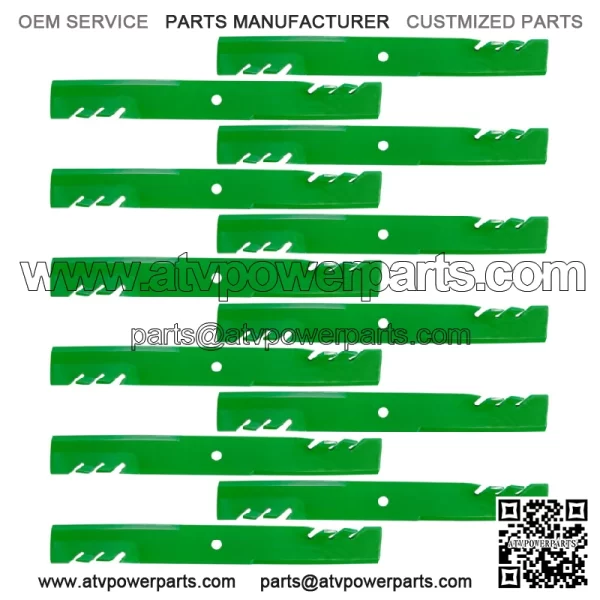 038-6081-00 038608100 61" Deck Gator Blades for Bad Boy 21" Blade Powder Coated - Image 5