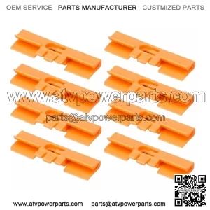 x8 91511SR3003 Honda ACURA INTEGRA Front Windshield Side Molding Clip D Orange