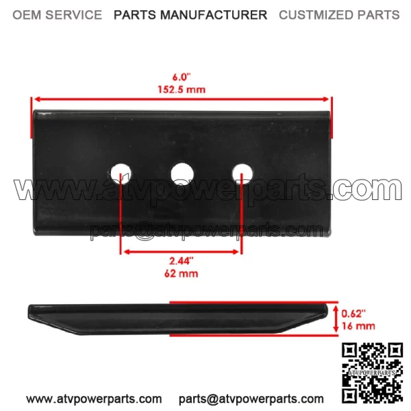 106-2248-03 Blade Stiffener For Lawn Boy Z 3500 HLX - Image 2