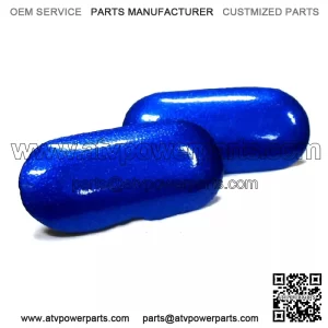 OEM Honda EM1 Honda Civic Si Front License Plate Hole Cap Plugs 2x Electron Blue